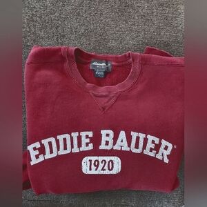 Eddie Bauer Vintage Dark Red Crewneck Sweater
